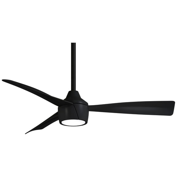 44" Minka Aire Skinnie Coal LED Ceiling Fan with Remote Control