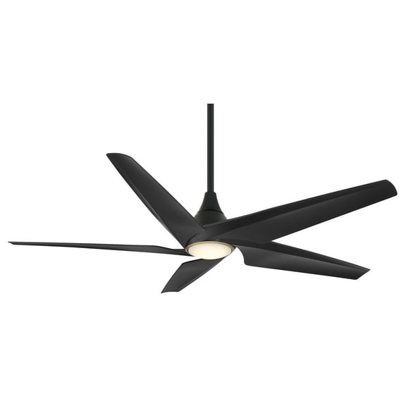 Minkaaire F638L-CL Switch 60" 5 Blade Convertible Led Ceiling Fan - Coal