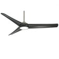 thumbnail image 1 of Smart Ceiling Fan With Light Kit In Contemporary Style 17.24 Inches Tall By 68 Inches Wide-Brushed Nickel Finish-Coal Blade Color Minka Aire Fans, 1 of 4