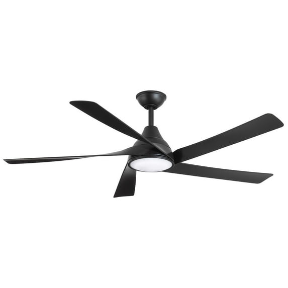 56" Minka Aire Transonic Coal Indoor LED Ceiling Fan with Remote