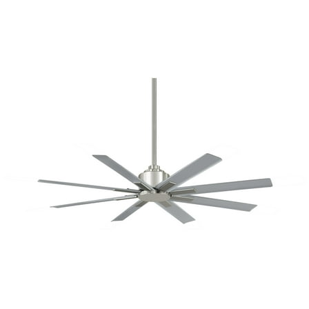 52" Minka Aire Xtreme H2O Brushed Nickel Wet Ceiling Fan with Remote