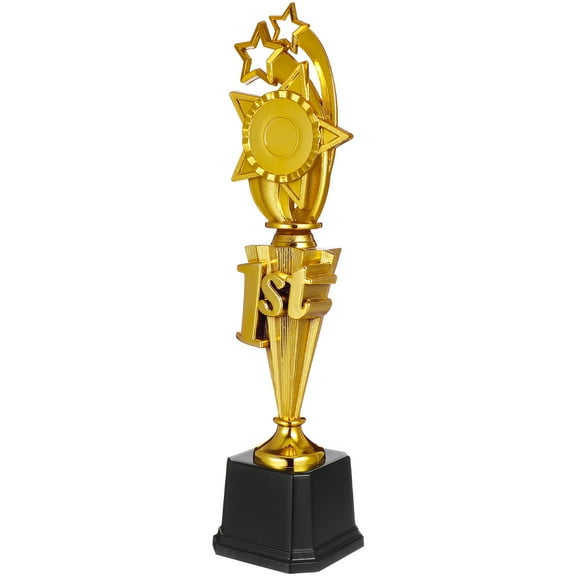 Minkissy Golden Star Trophy Plastic Material Recognizing Achievements Students Ceremonies