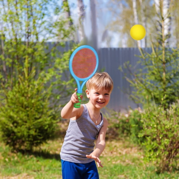 Minkissy 1 Set Toddler Tennis Racket Plastic Multi for Kids Motor Skills Development
