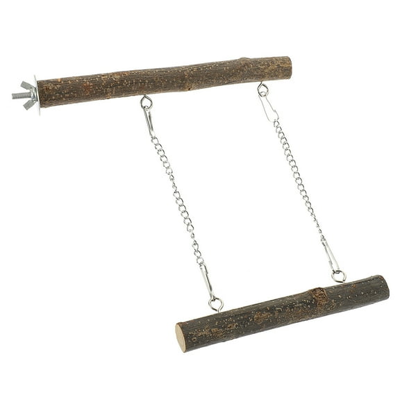 Minkissy 1 Set of Bird Swing Wood Multi Climb for Pet Birds and Parakeets