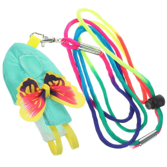 Minkissy Cute Bird Clothes Parrot Diaper Harness with Leash Assorted Color 1 Set