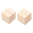 thumbnail image 1 of Minkissy 10 Pcs Table Photo Holder Wood Handmade Beige Square Shaped Displaying Names for Office Use, 1 of 6
