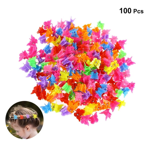 Minkissy 100Pcs Plastic Jaw Hair Clips Small Section Hair Holders for Women Hair Styling Accessories