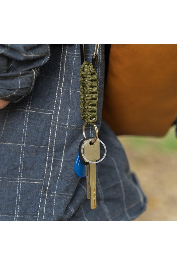 100-Pack Small Stainless Steel Key Round Keychain for Crafts and Accessories