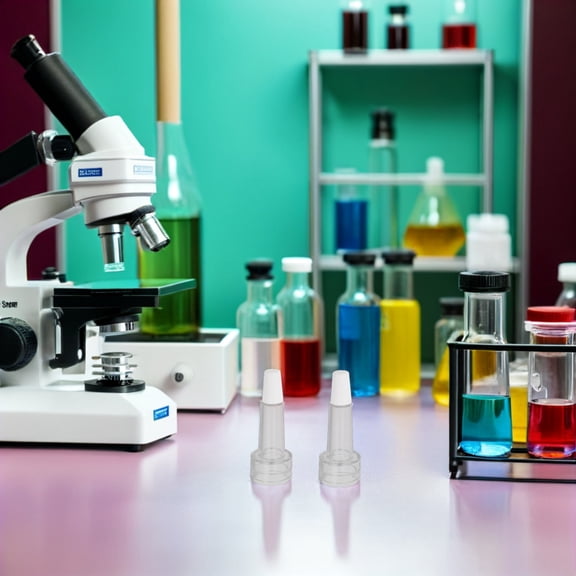 Minkissy 100Pcs Transparent Vial Liquid Bottle Lids with Leakproof Thread for Precise Dosing and Clear Monitoring