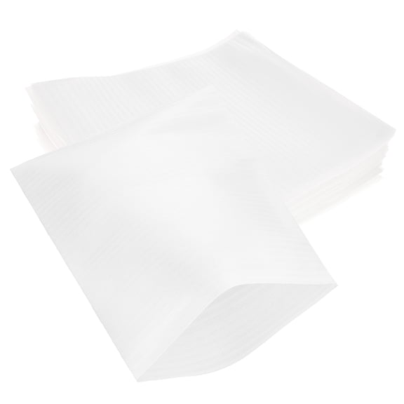 Minkissy 100pcs Cushioning Supplies White Foam Pouch Packing Pouches For Electronics Protect Fragile Items