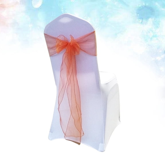 Minkissy 10Pack Wedding Bow Decoration Chair Bows Sashes for Event Planners and Couples