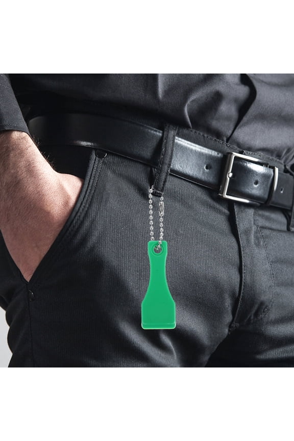 10Pcs ABS Plastic Scraper Tool Keychain for Adults in Lottery Games