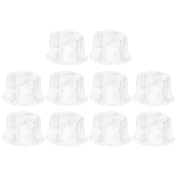 Minkissy 10pcs Clear Plastic Hat Organizers Flat Top Storage Containers for Travel Business Trips and Home