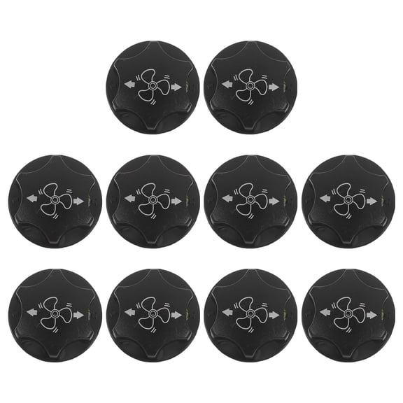 Minkissy 10Pcs Fan Speed Control Knobs Replacement Durable Plastic Knobs for Industrial Floor Fans