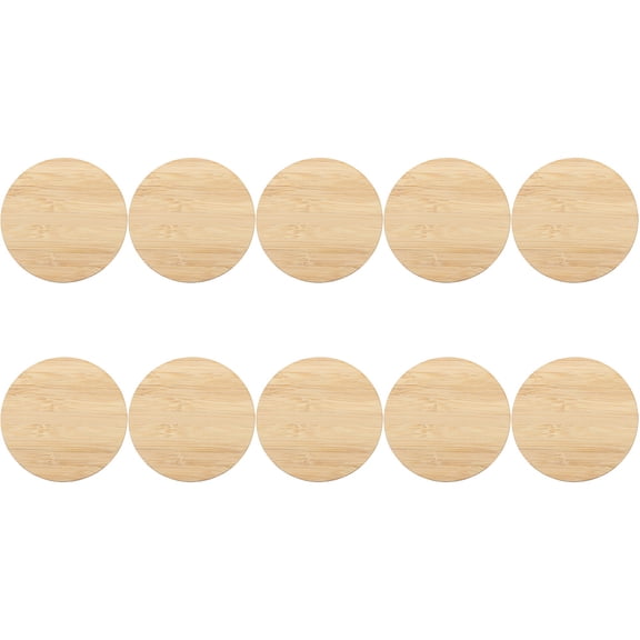 Minkissy Rustic Wood Slices Beige for Crafting Embellishments Decorations and Art Projects