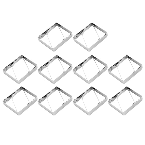 Minkissy Metal Tablecloth Clamps Silver Table Cloth Gripper 10Pcs