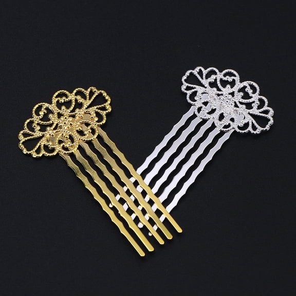 Minkissy 10Pcs Vintage Hair Combs for Women Daily Use Elegant Comb Shape