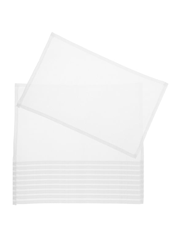 10pcs White Fabric Race Bibs for Marathon Runners and Athletic Events
