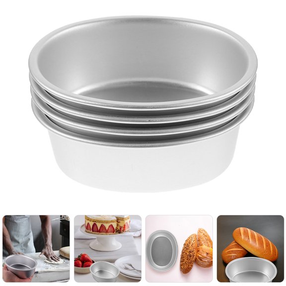 Minkissy Set of 12 Nonstick Aluminum Alloy Baking Molds for Cheesecake, Bread, Muffins, and Dessert Baking