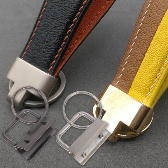 Minkissy 150Pcs Rust-Resistant Metal Wristlet Key Chain Hardware for Bag Making and Ribbon Craft Projects