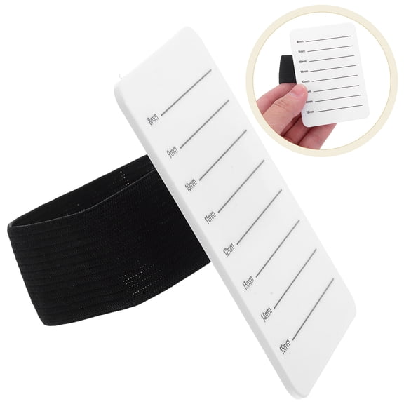 Minkissy 15Sets White Acrylic Lash Tile, Portable Sturdy Holder for Wedding Makeup Season and Lash Work