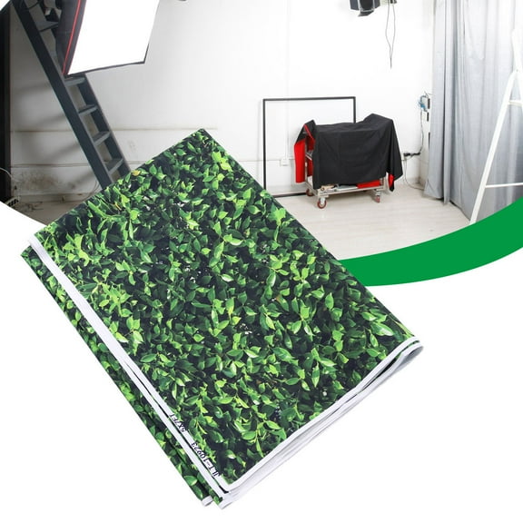 Minkissy 1Pack Artificial Grass Roll Vinyl Green Wall Backdrop for Professional Photographers