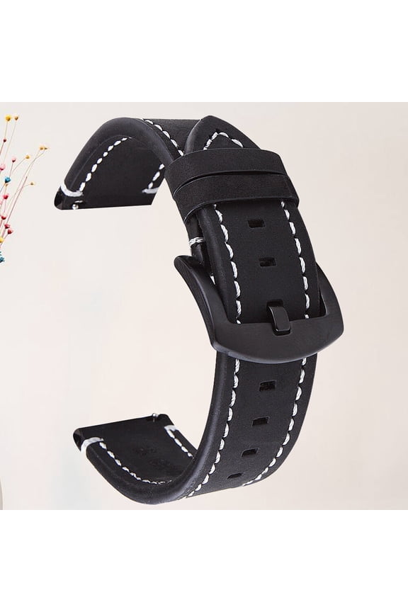 1Pack Black Retro Smartwatch Watchband Replacement Strap for Wrist Watch Compatible with Moto