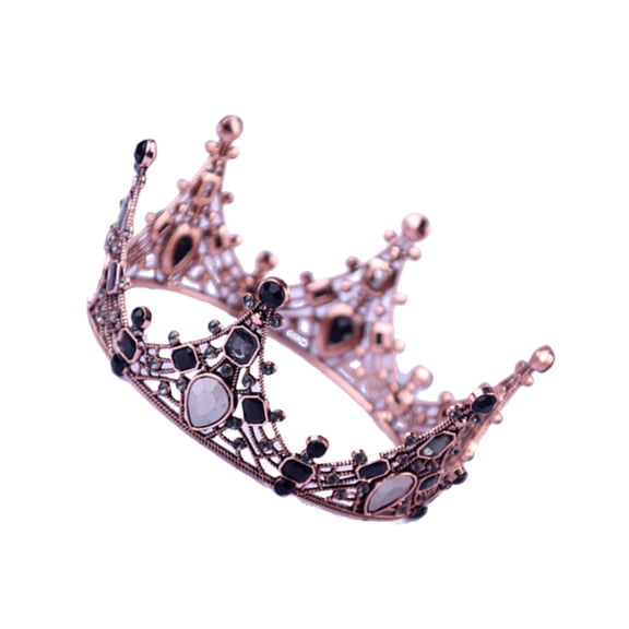 Minkissy 1Pack Cake Toppers for Women Alloy Crown Decoration for Weddings and Birthdays