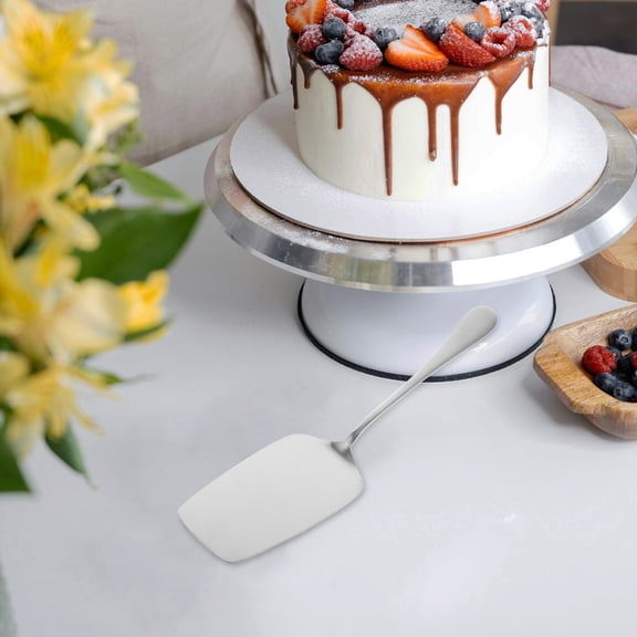 Minkissy 1Pack Stainless Steel Cake Server Spatula for Baking Enthusiasts and 11.40X2.75X0.12in