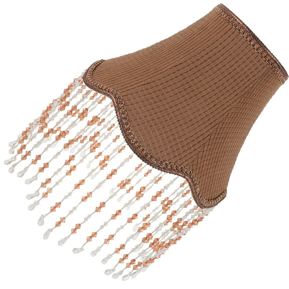 Minkissy 1Pack Vintage Large Fringe Lampshade for Home Decoration 11.8x9.8in