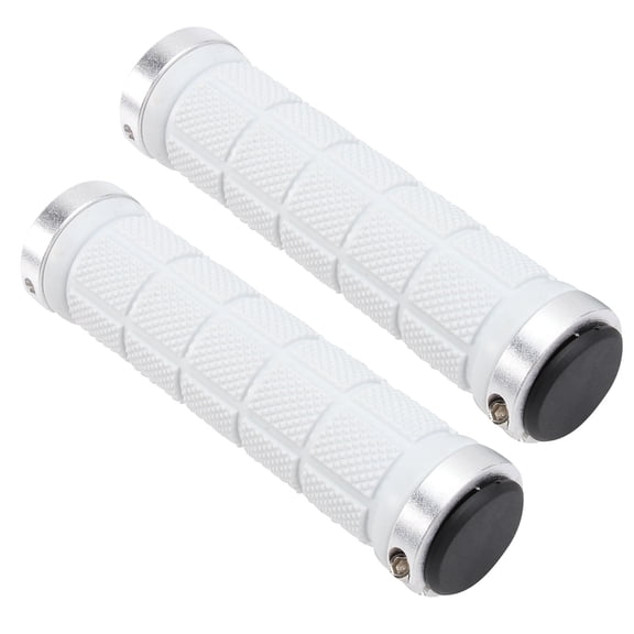 Minkissy 1Pair Bike Handlebar Cover Grey Anti Skid Rubber Grip Cycling Accessories for Road Bikes