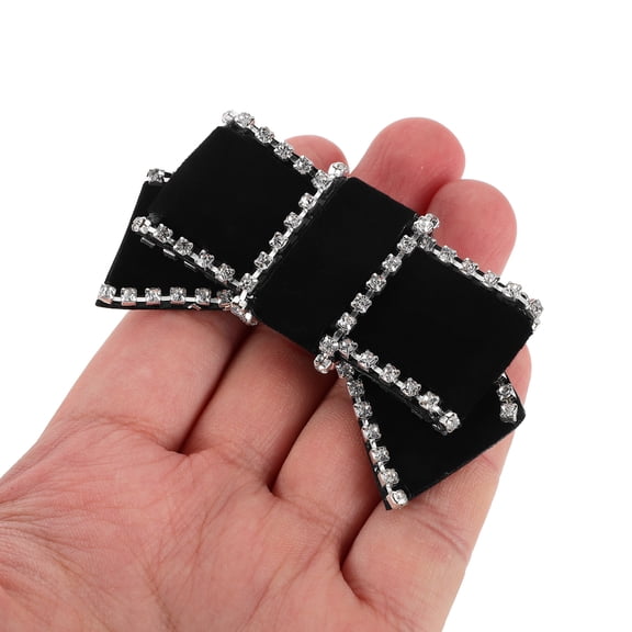 Minkissy 1 Pair Bow Shoe Clips for High Heels, Removable Decorative Buckles, Elegant Accessories for Women Shoes