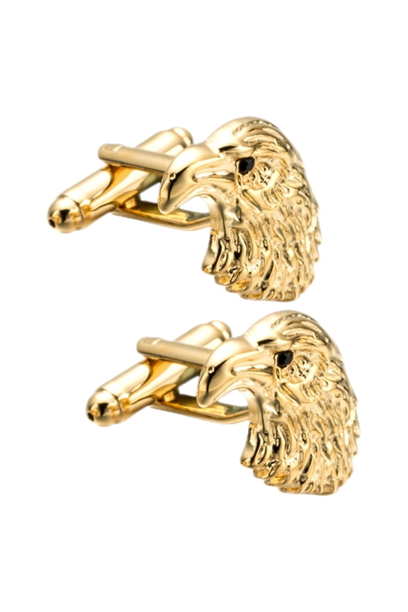 1Pair Head Cuff Links Metal Shirt Cufflinks for Men Tuxedo Formal Decor