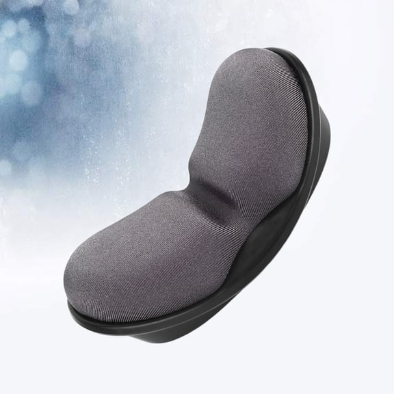 Minkissy 1Pc Ergonomic Mouse Wrist Rest Pad Grey Memory Foam Hand Support for Office Usage