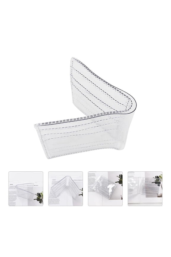 1Pcs Card Change Holder Transparent Change Purse Rectangular PVC with Portability for Travel