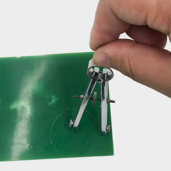 Minkissy Drawing Compasses Compass for Design Work Silver 1Set