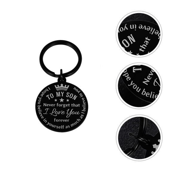 Minkissy Stainless Steel Key Organizer Keyring Black Rectangle Compact Design for Everyday Use and Giving