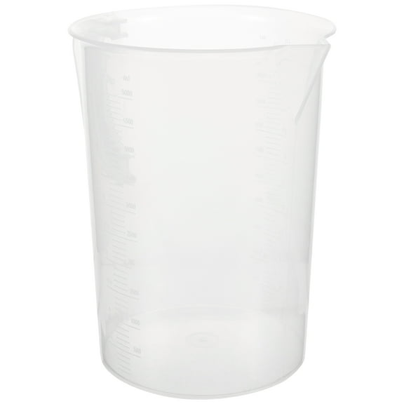 Minkissy Plastic Measuring Cup with Anti-Scald Handle for Home Kitchen Baking Cooking Liquid Dry Ingredients