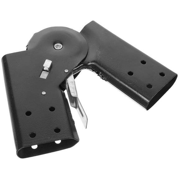 Minkissy Black Metal Ladder Hinge 1 Set Folding Bracket Replacement for Home, Attic, and Loft Ladders Hardware