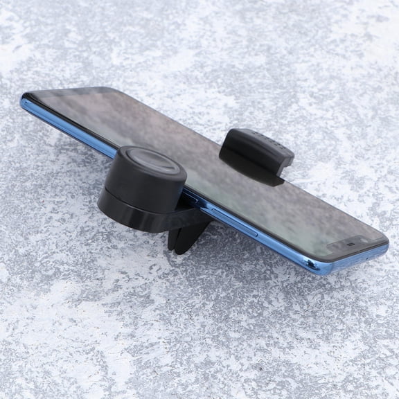 Minkissy Car Phone Holder Black ABS Secure Mobile Mount for Driving Compatible with Smartphones