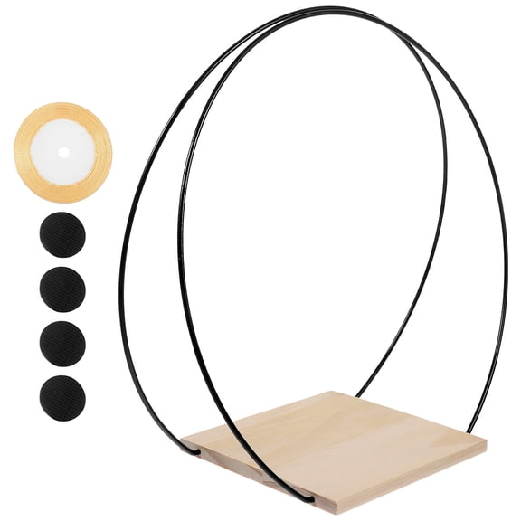 Minkissy Iron Floral Hoop Set for Wedding Decorations and Romantic Table Centerpiece Ornament