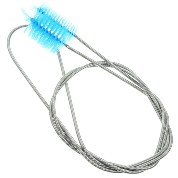 Minkissy 1Set Flexible Double Ended Brush Nylon Tube Cleaning Supply White