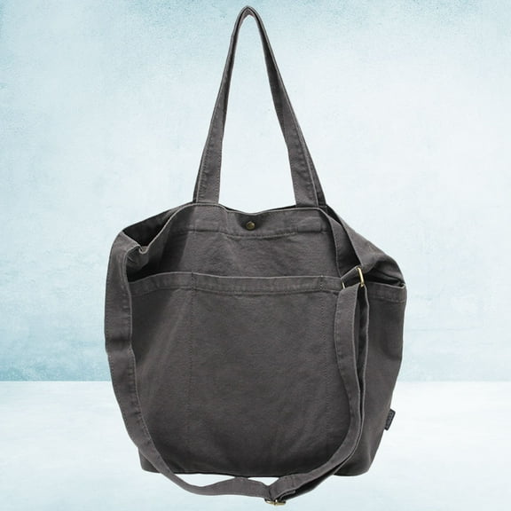 Minkissy 1Set Functional Messenger Bag for Women Grey with Large Capacity