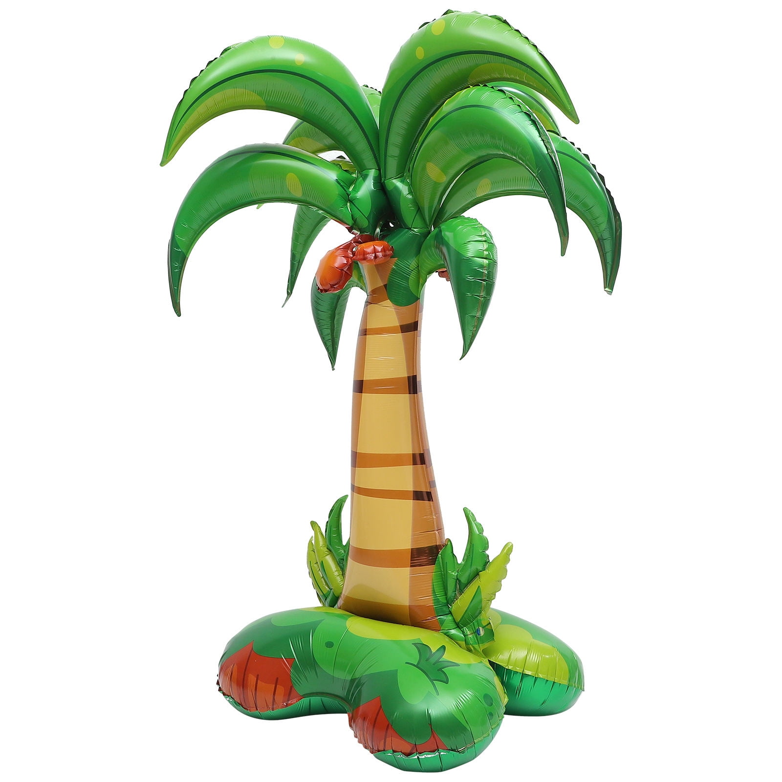 Minkissy 1Set Inflatable Palm Tree Balloon For Luau Party Tropical Party Decoration Suitable For Indoor And Outdoor