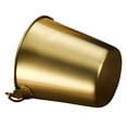 thumbnail image 1 of Minkissy 1Set Mini Metal Bucket Golden Small Metal Pail Bucket For Home Use 11.8X7.9X4.1In, 1 of 8
