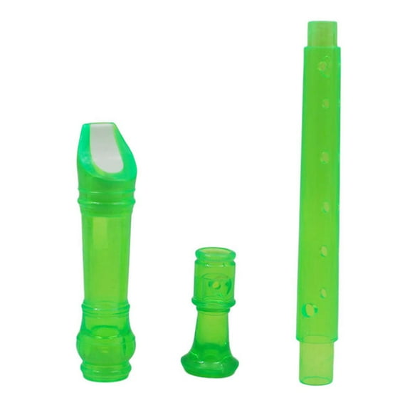 Minkissy 1Set Music Instrument Soprano Recorder 8 Hole Design Cylindrical Shape