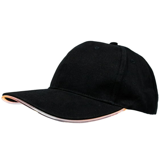 Minkissy 1Set Rechargeable LED Light Baseball Hat in Cotton with Adjustable Fit for Running and Night Use