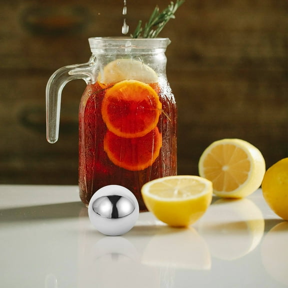 Minkissy 304 Steel Ice Balls Maintaining Flavor for Beverages 1 Set 2.22.22.2in
