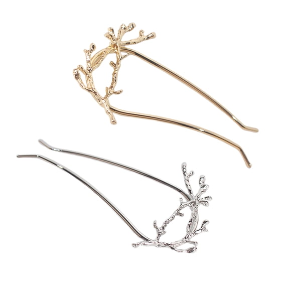 Minkissy 2 Pcs Vintage Hair Clips for Women Hair Decoration in Assorted Color for Wedding Banquet