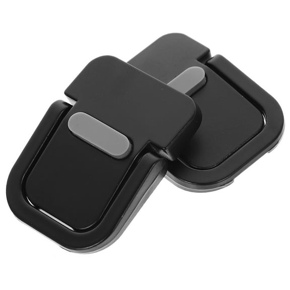 Minkissy 2 Pcs of Laptop Riser for Desk Zinc Alloy Black for Simple Appearance Back to School